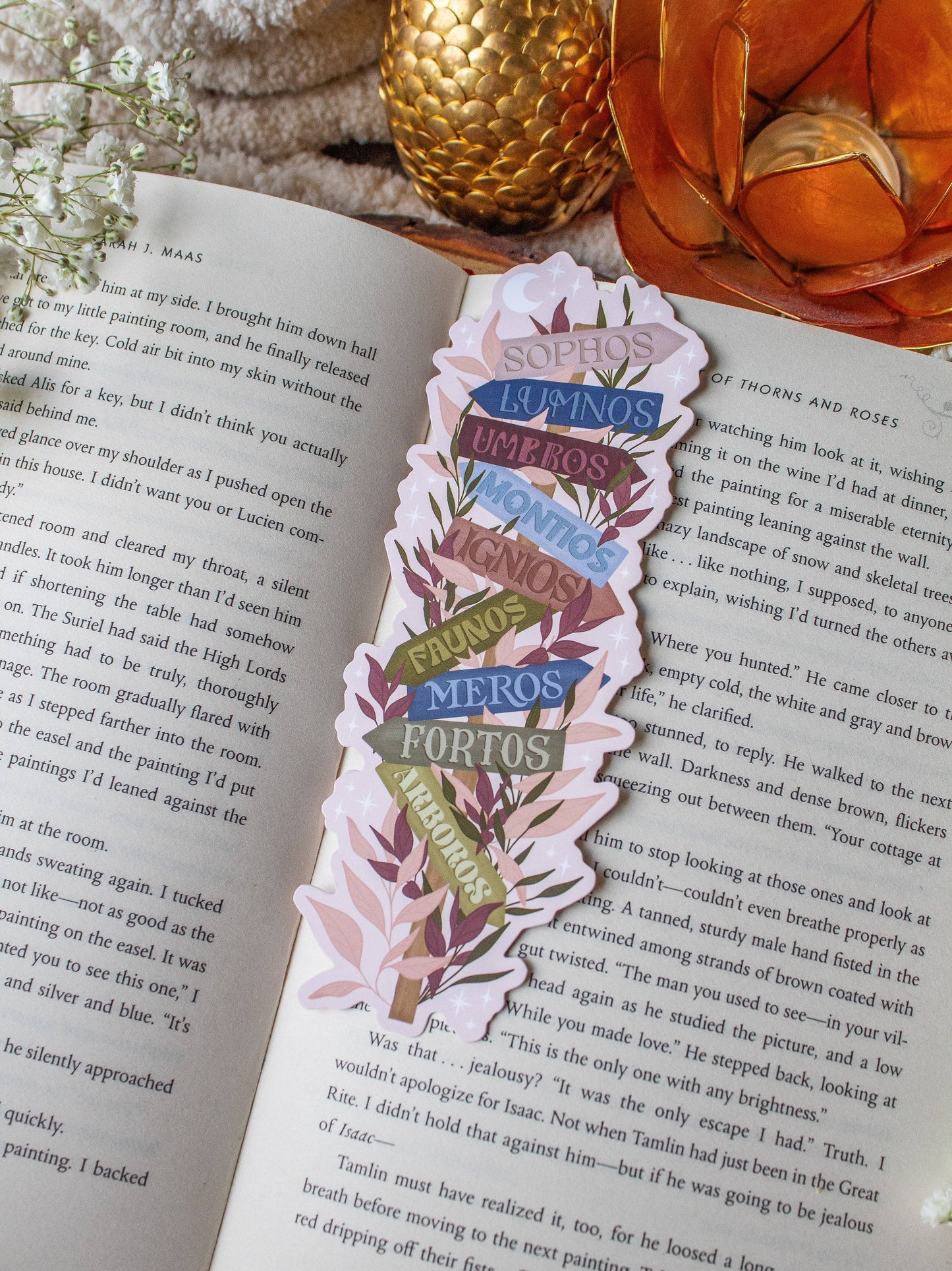 Emarion Location Sign Die-Cut Bookmark | Everflame