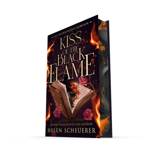 Kiss of the Black Flame: A Novel (The Bookbinder's Bargain)