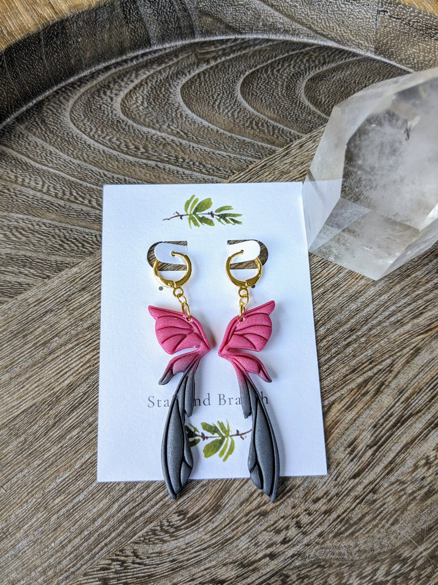 Earrings - Demon Fairy Wings