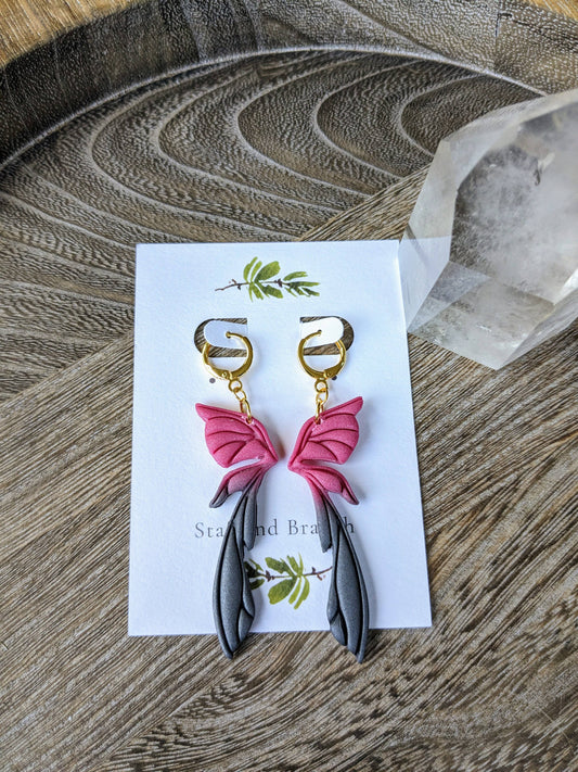 Earrings - Demon Fairy Wings