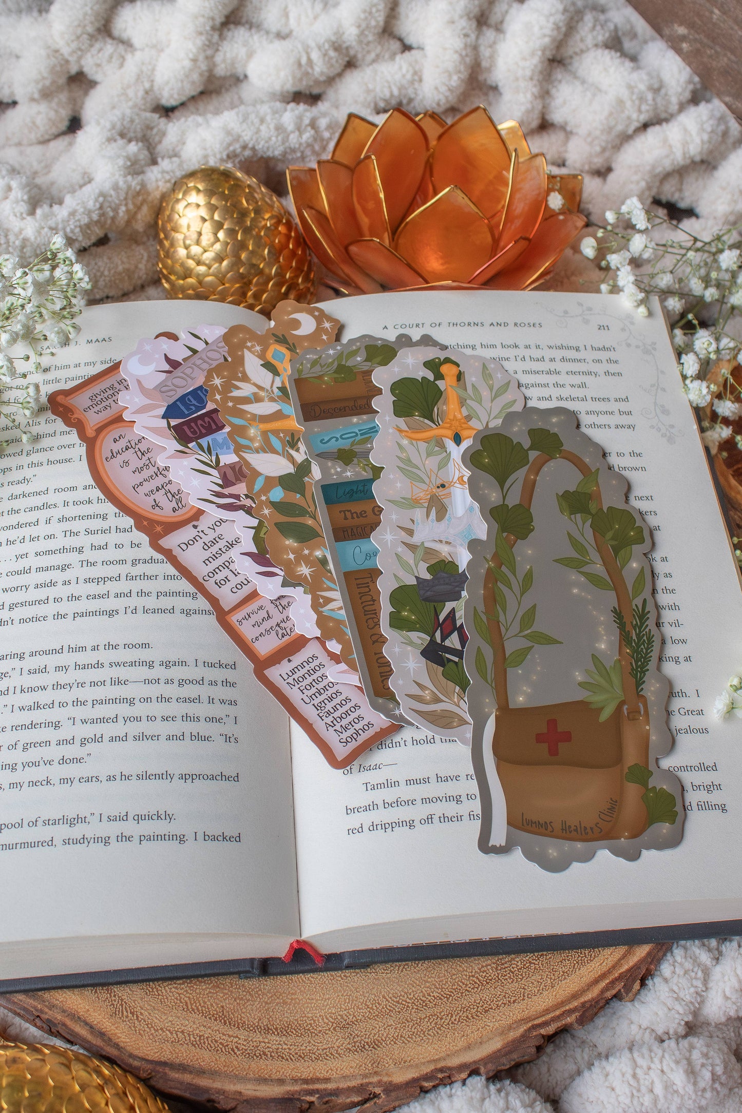 Emarion Location Sign Die-Cut Bookmark | Everflame
