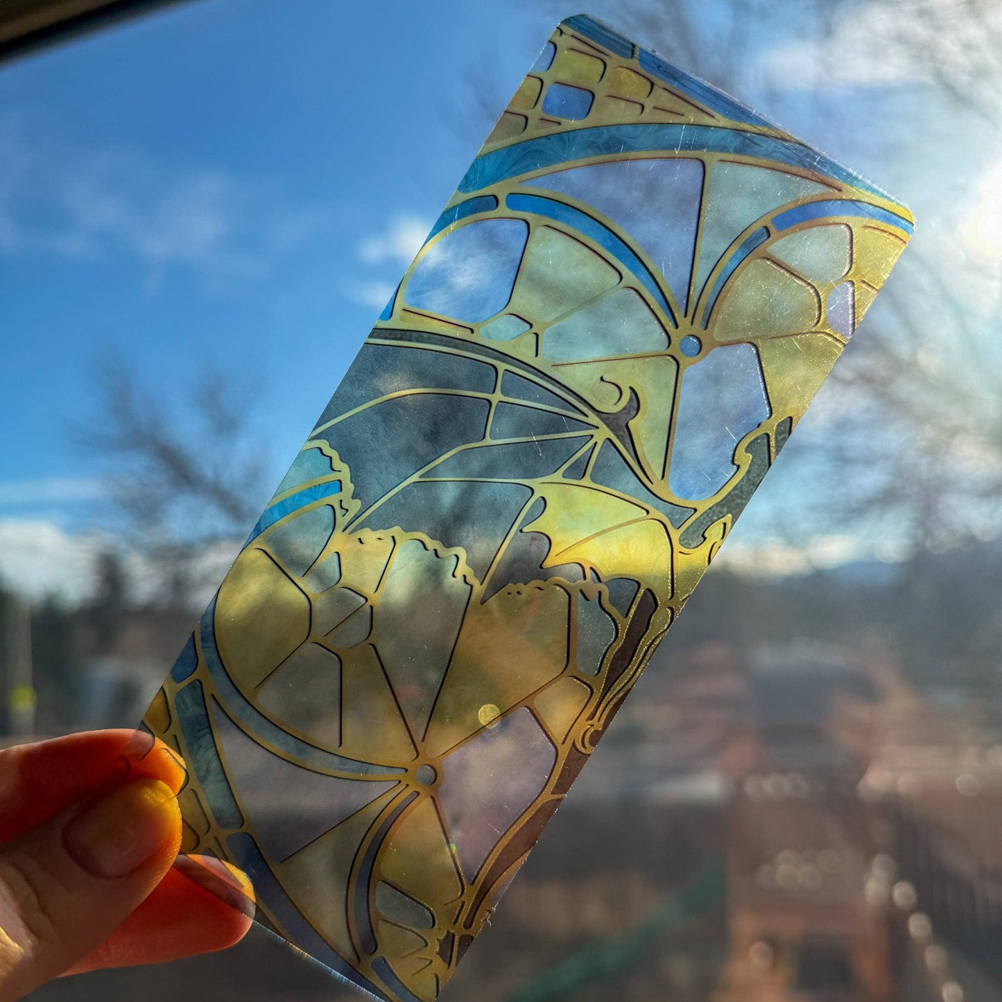 Dragon Stained Glass Acrylic Bookmark - Book Lovers Gift