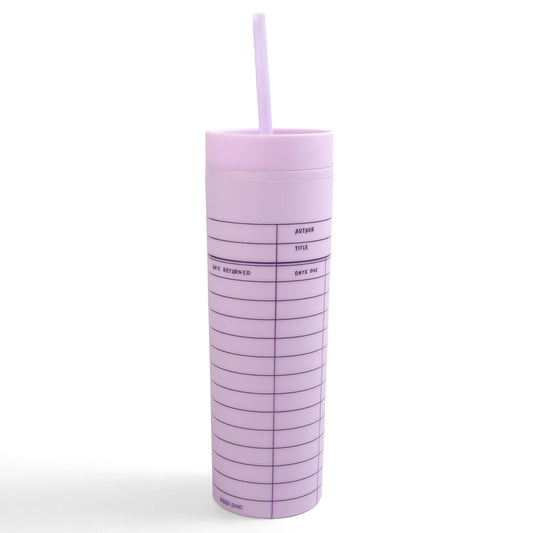 Library Card Tumbler 16oz