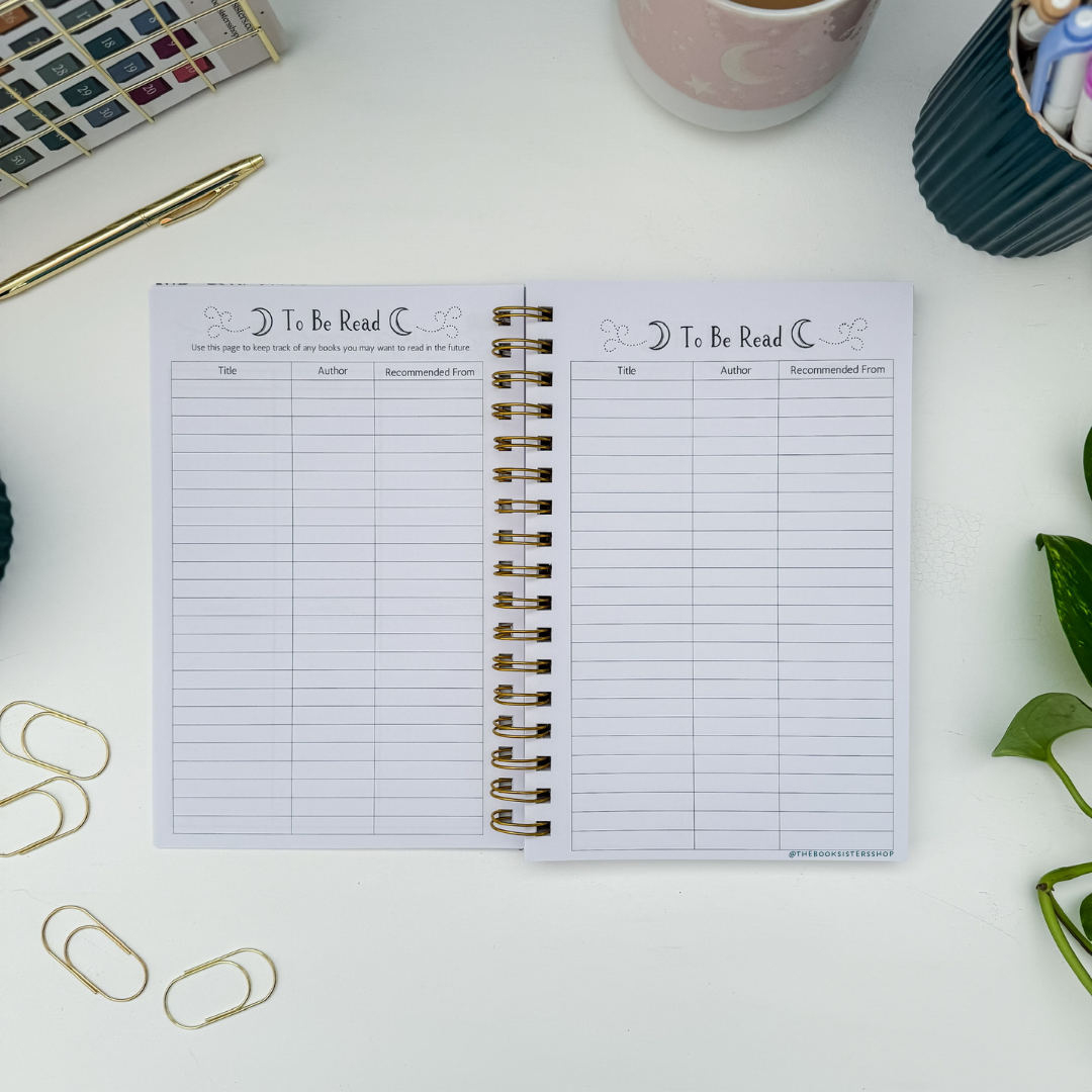 Reading Tracker Journal Spooky Bookshop | Undated Book Log