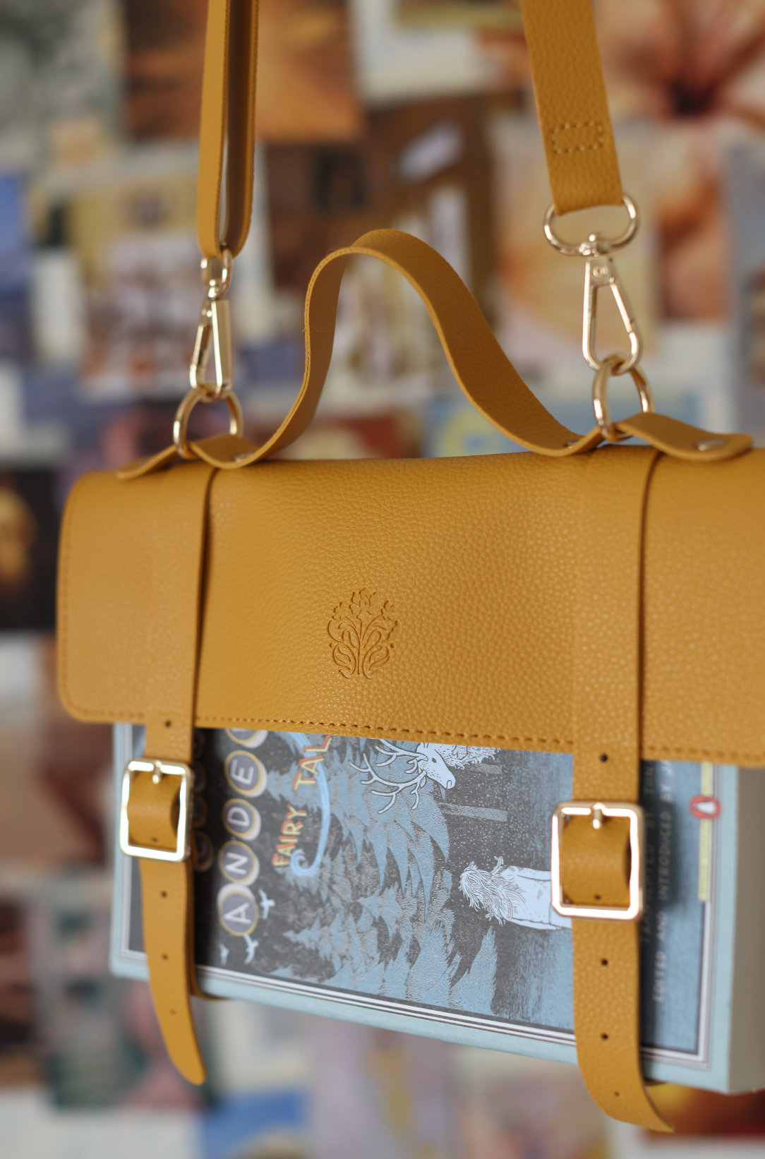 The Siren & Swan Book Satchel - Yellow
