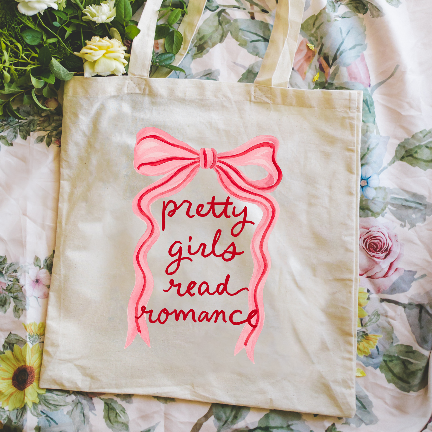 Tote Bag Bookstore | Reader Gift | Pretty Girls Read Romance