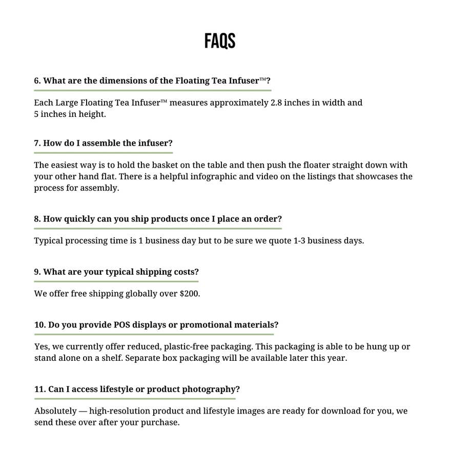 Brown Book | Floating Tea Steeper | Green Base | White Heart