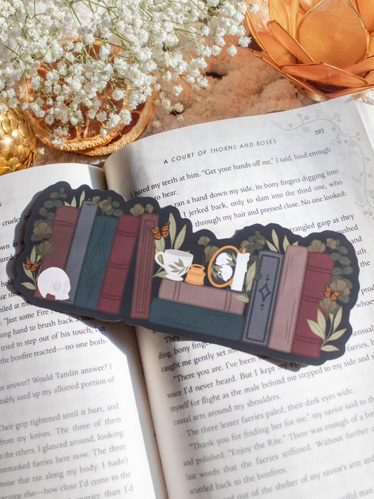 Bookmark - Dark Academia Bookshelf