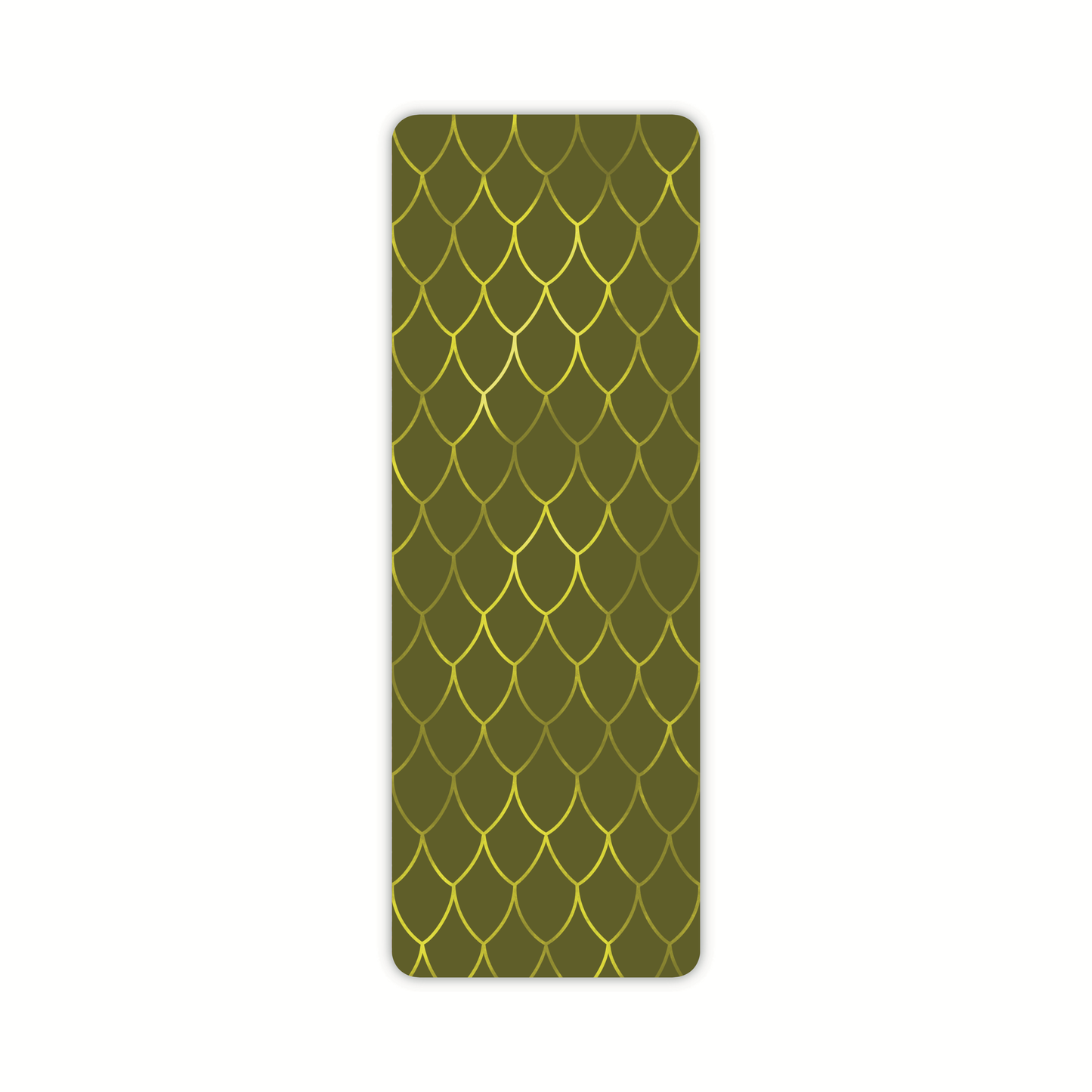 Green Dragon Scale Foil Bookmark