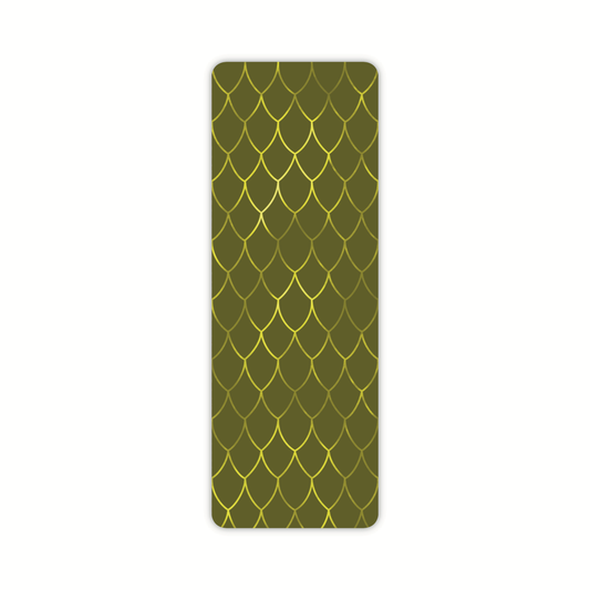 Green Dragon Scale Foil Bookmark
