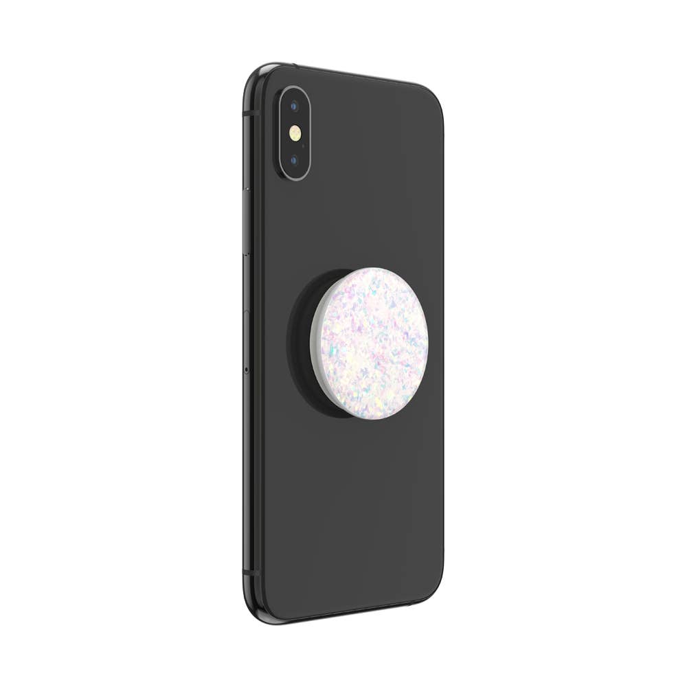 PopSockets Phone Grip - Iridescent Confetti White