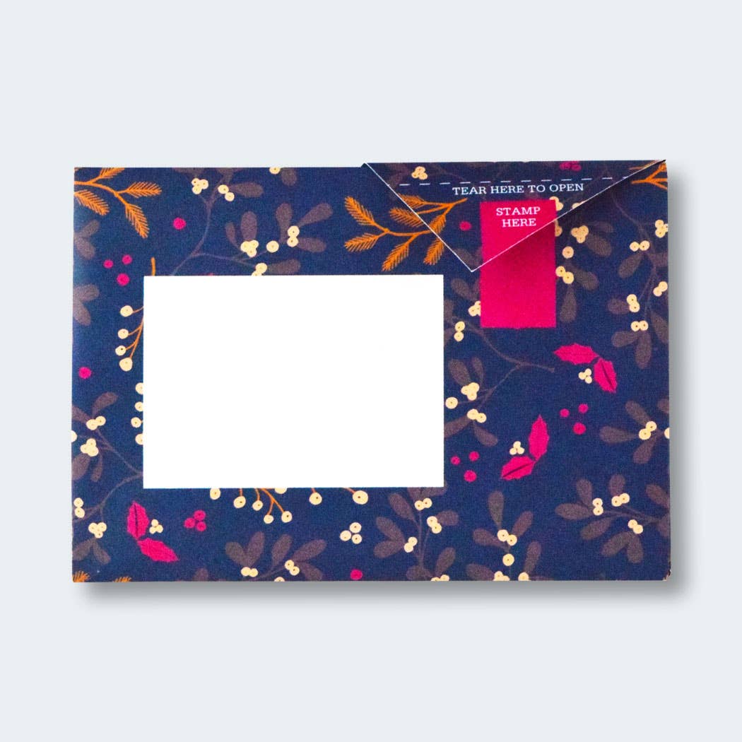 Winter Berries Pigeon letter pack