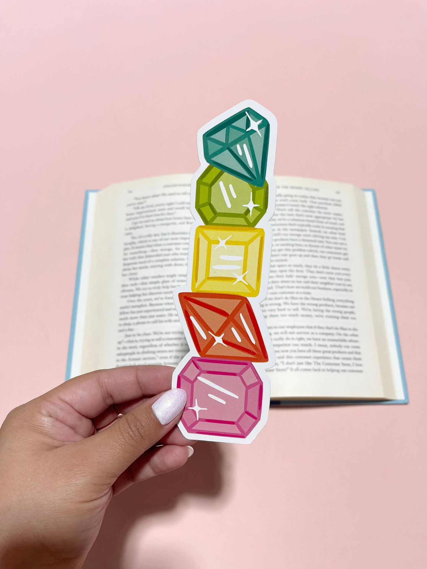 Gems Die Cut Bookmark