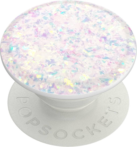 PopSockets Phone Grip - Iridescent Confetti White