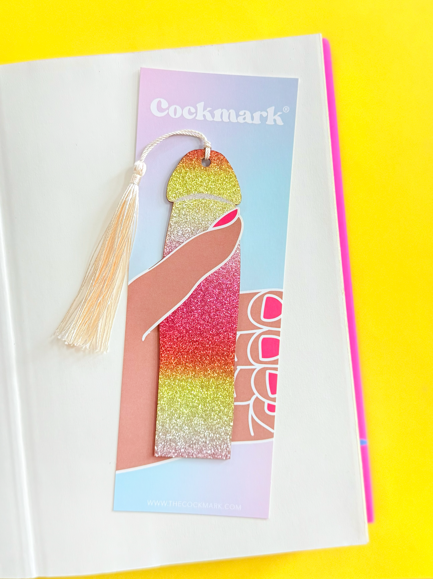 Glitter Cockmark™ Bookmark