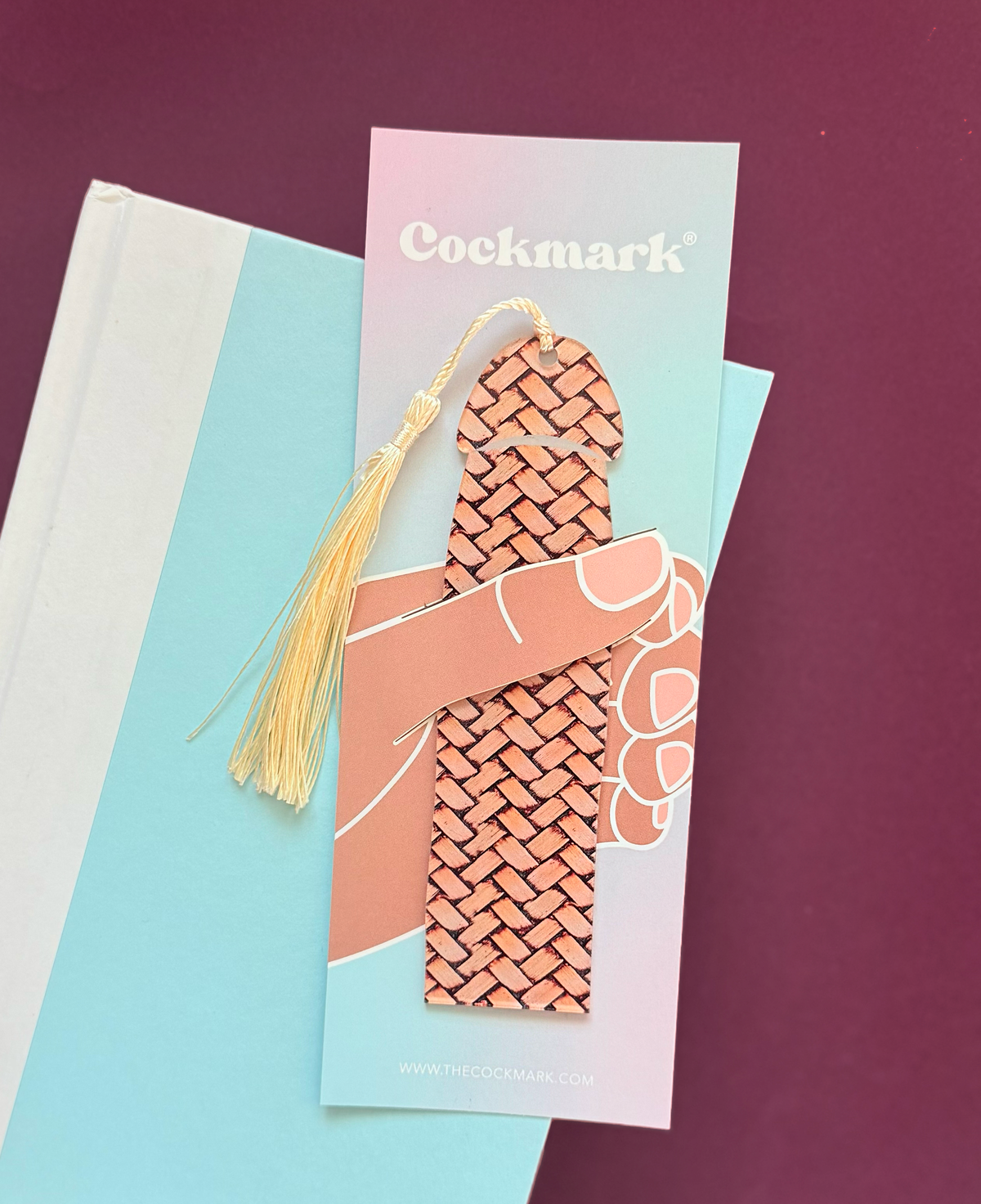 Wicker Cockmark Bookmark
