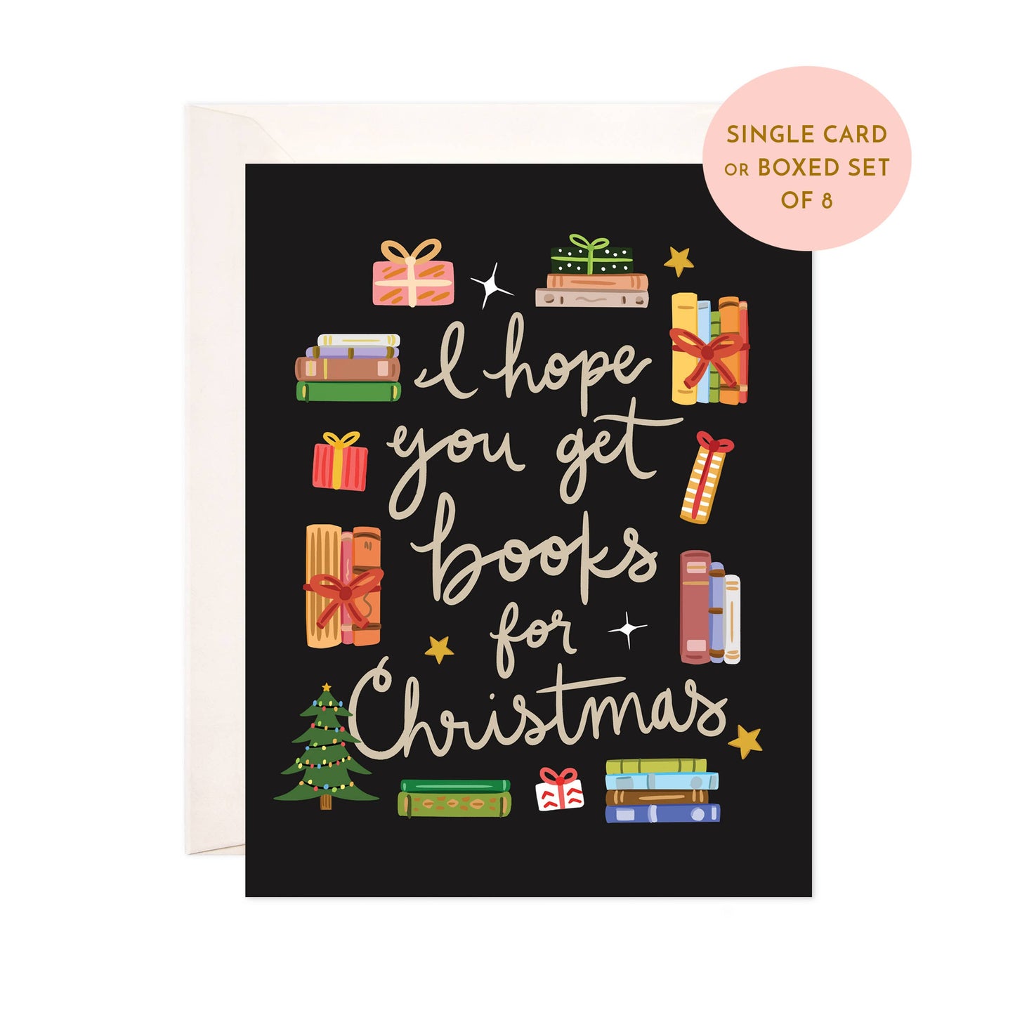 Greeting Card - Books for Xmas