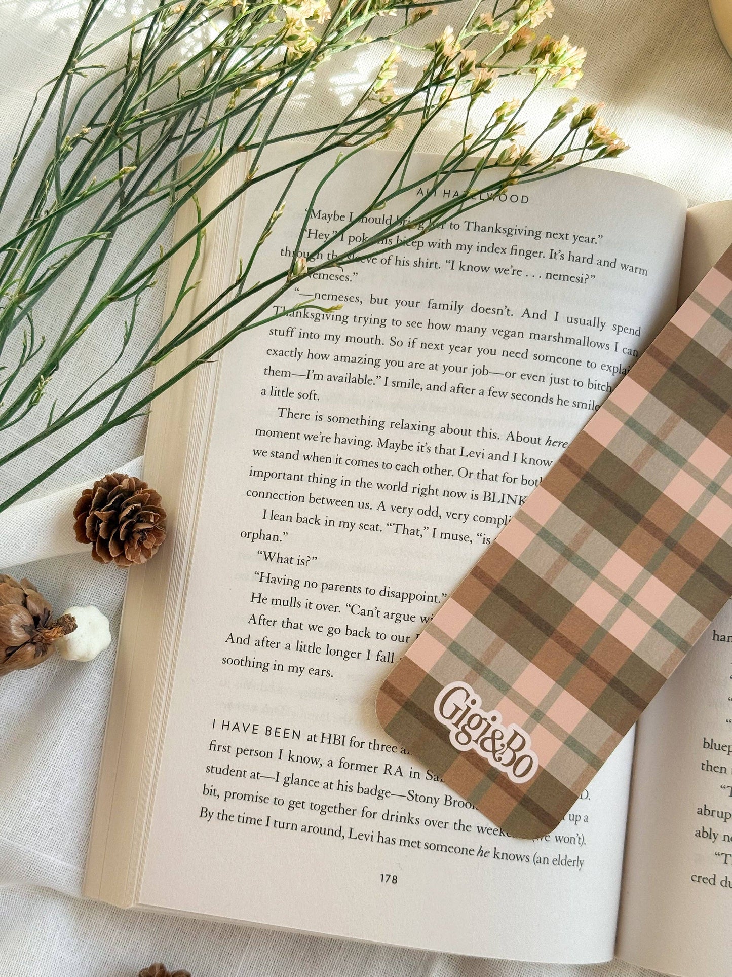 Fall Girlie Bookmark