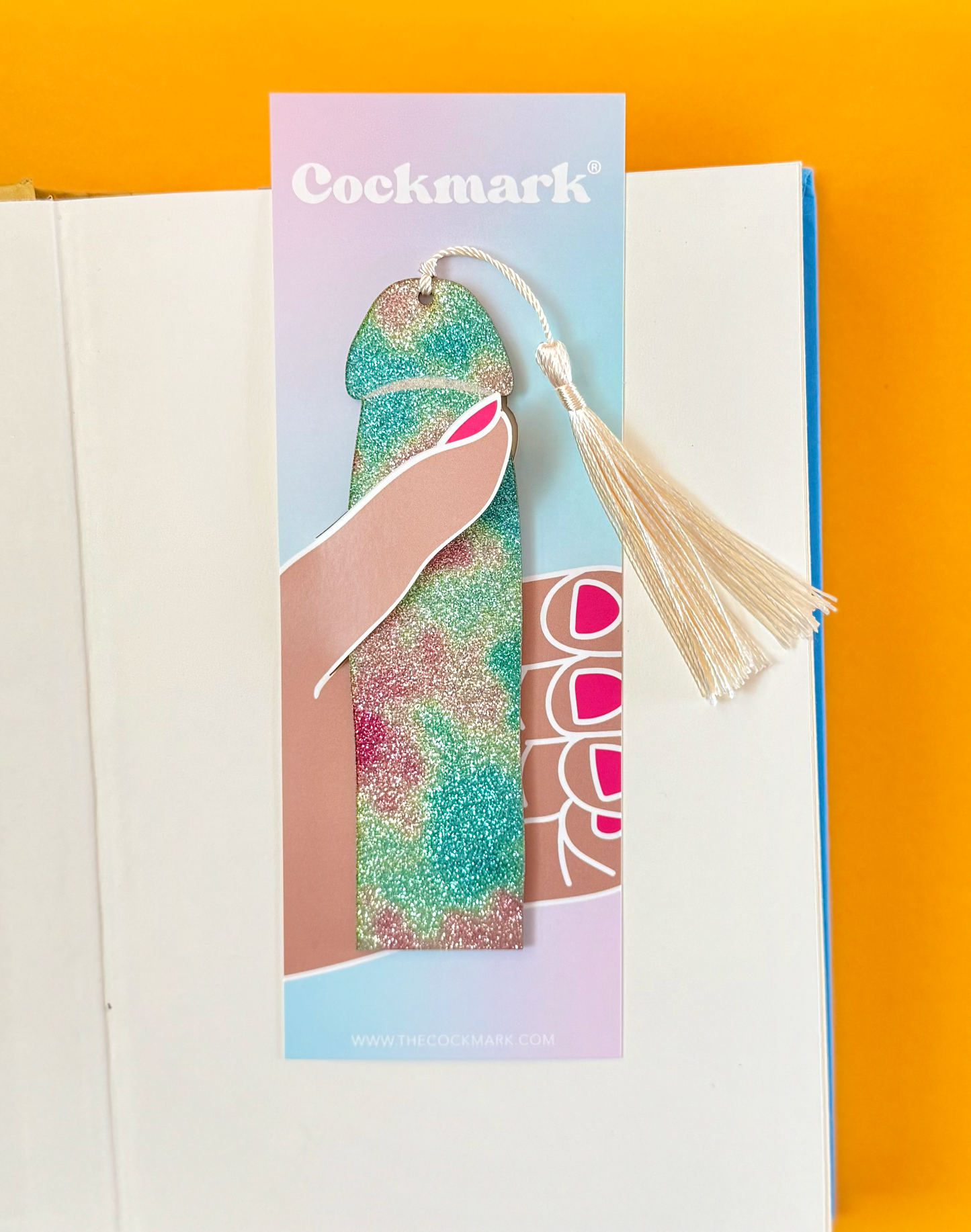 Glitter Cockmark™ Bookmark