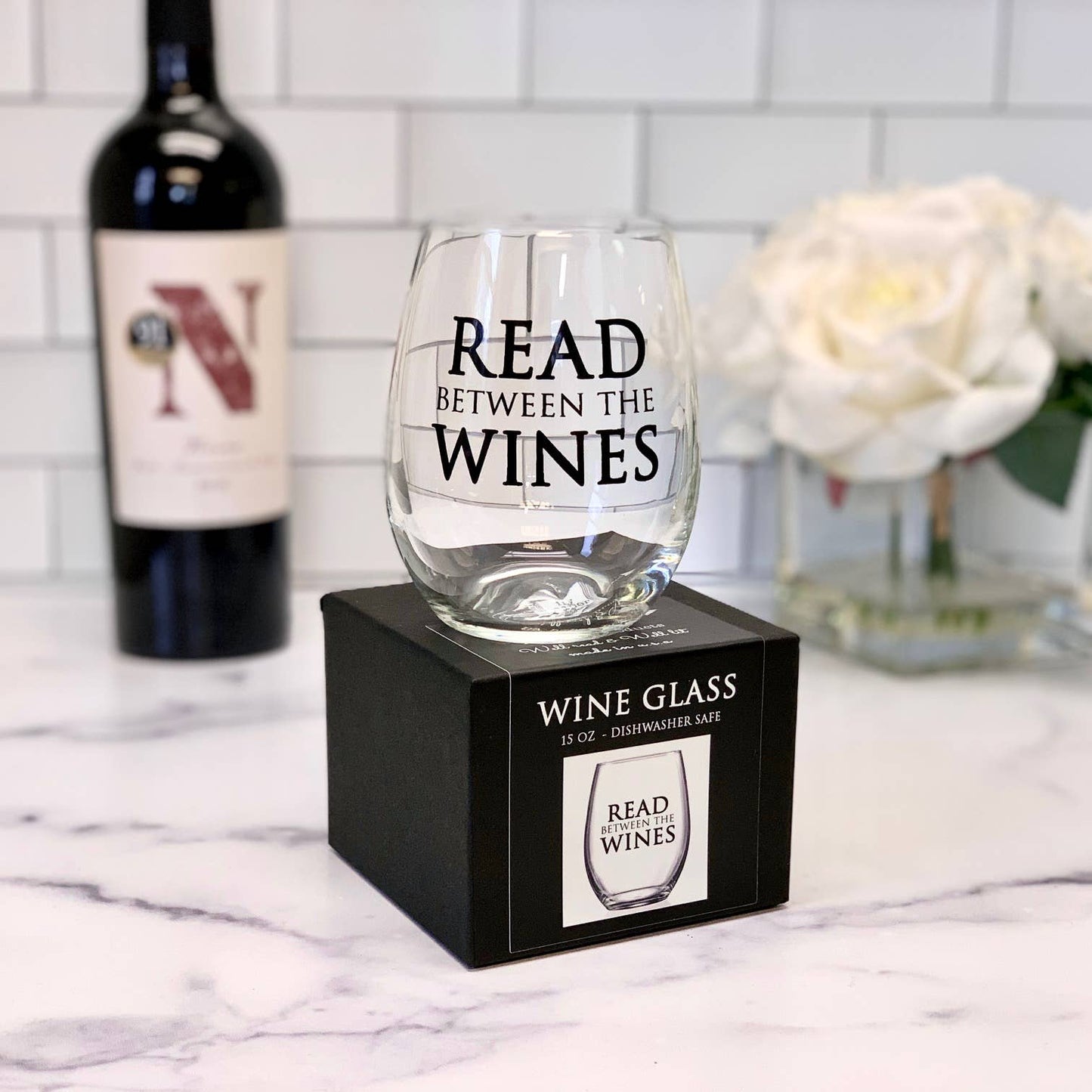 Wine Glass - Read between the Wines