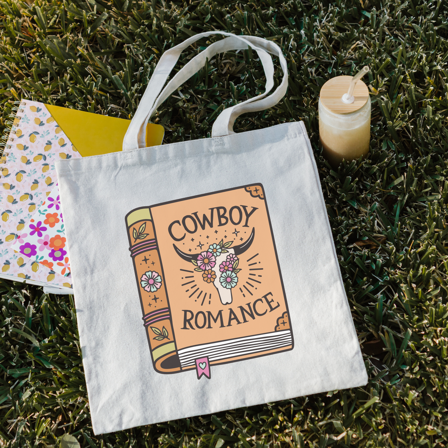 Trope Book store Tote Bag | Reader Gift | Cowboy Romance