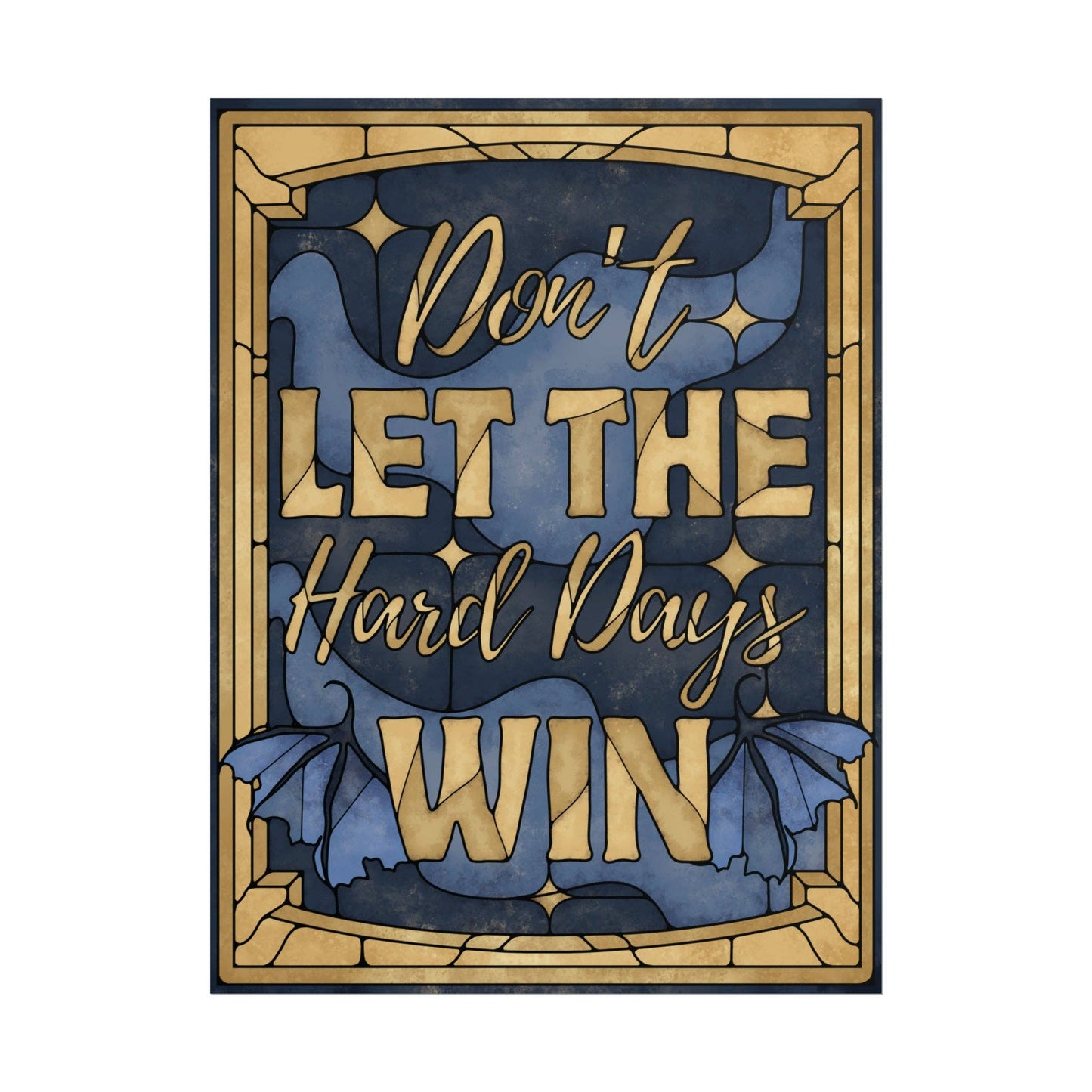 Bookish Print - Giclee Art Print - Hard Days