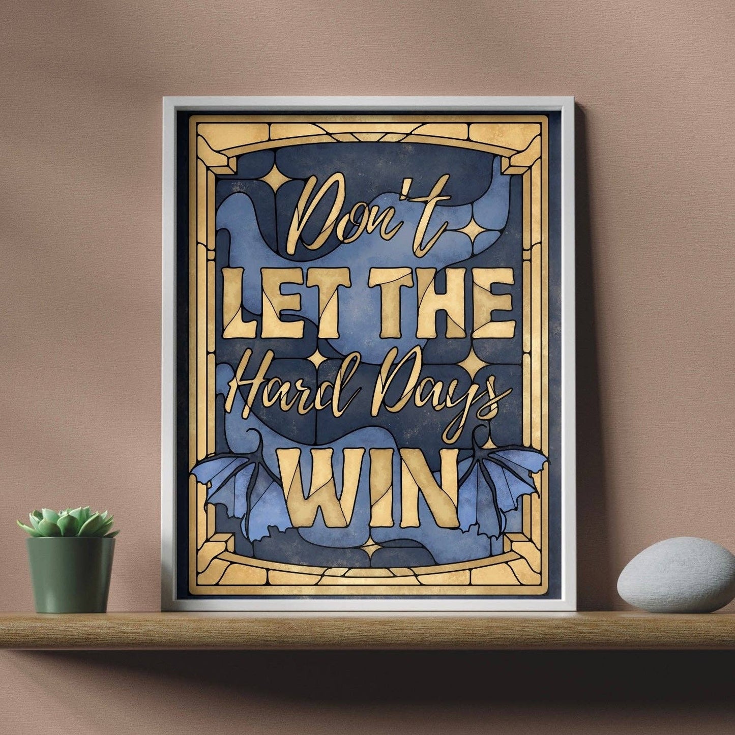 Bookish Print - Giclee Art Print - Hard Days