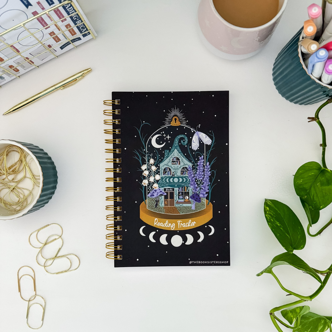 Reading Tracker Journal Spooky Bookshop | Undated Book Log