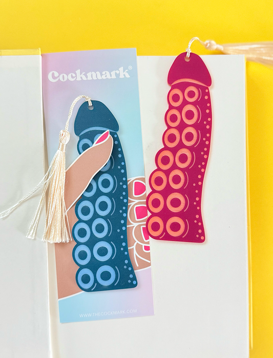 Coctopus Cockmark Bookmark - Red