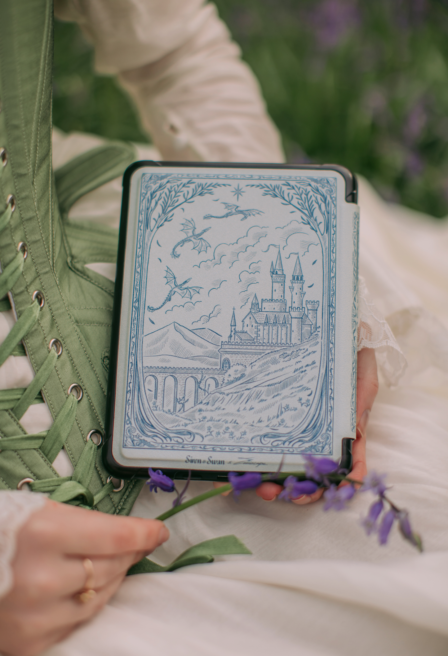 The Dragon Rider's Handbook Kindle Case - Siren & Swan X Emiscape