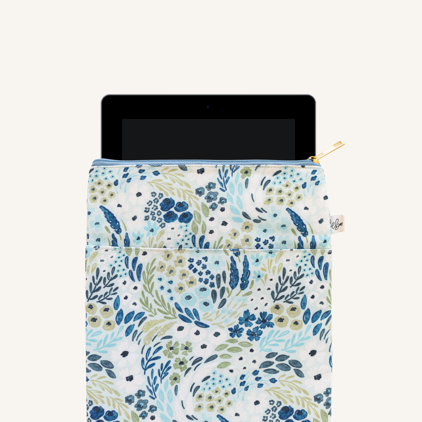 Large Sleeve - Waterfall Floral