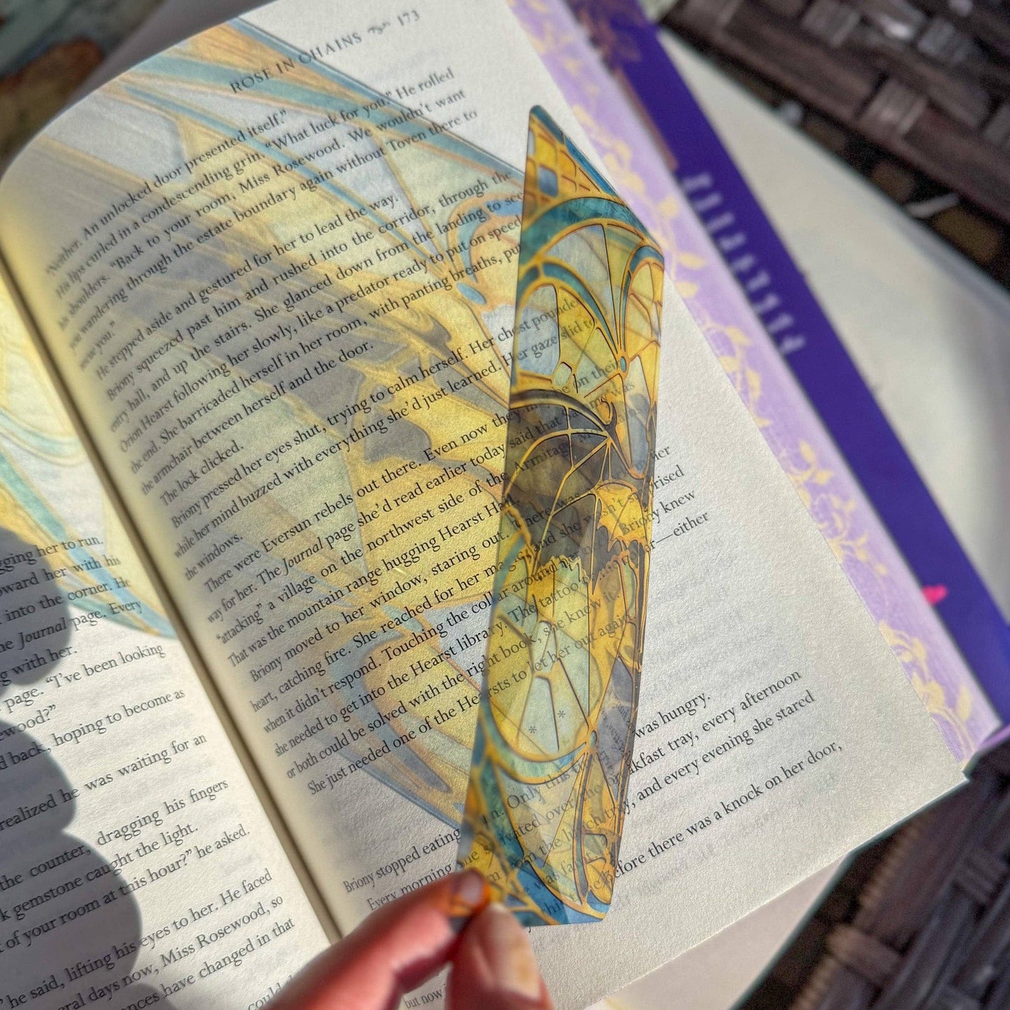 Dragon Stained Glass Acrylic Bookmark - Book Lovers Gift