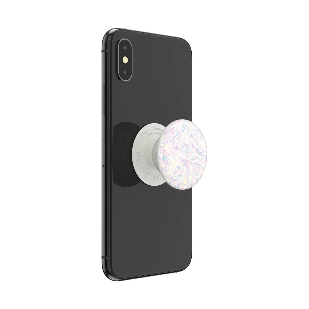 PopSockets Phone Grip - Iridescent Confetti White
