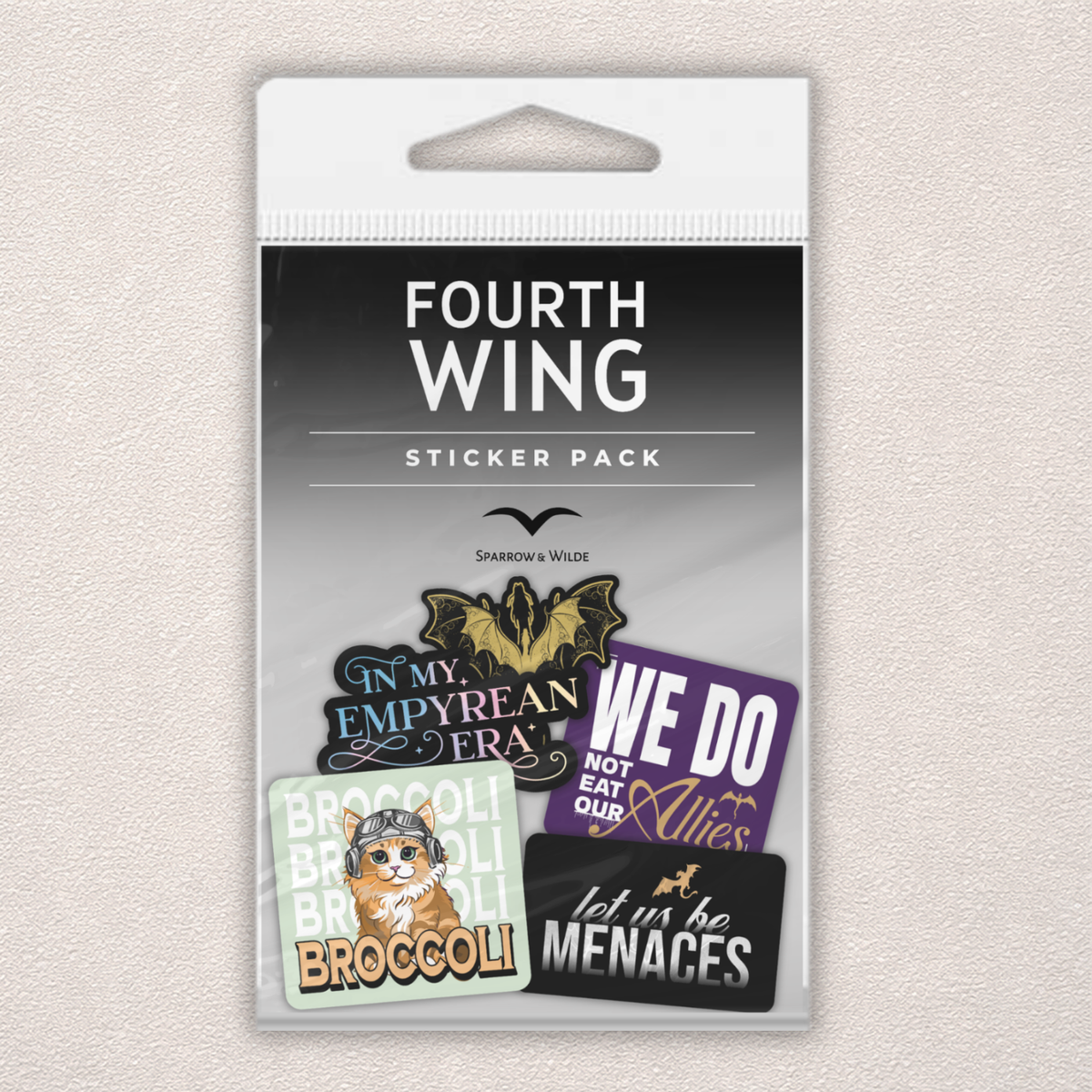 Fourth Wing Sticker 5-Pack