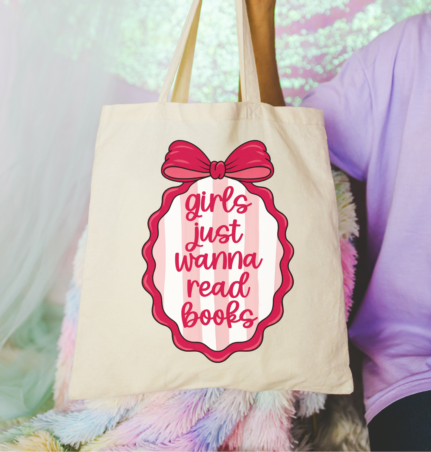 Girls Read Books Bookish Tote Bag – Bookstore & Gift Shop