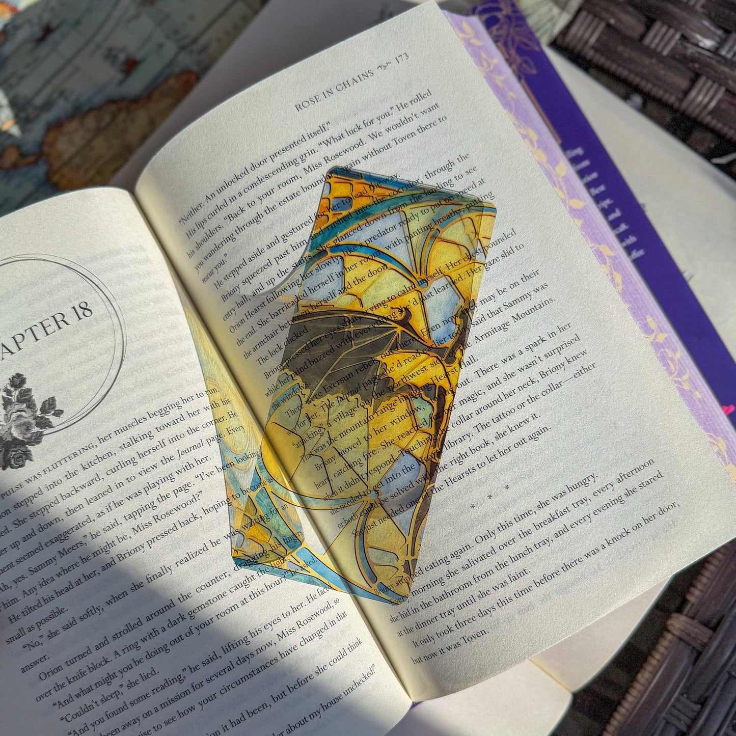 Dragon Stained Glass Acrylic Bookmark - Book Lovers Gift