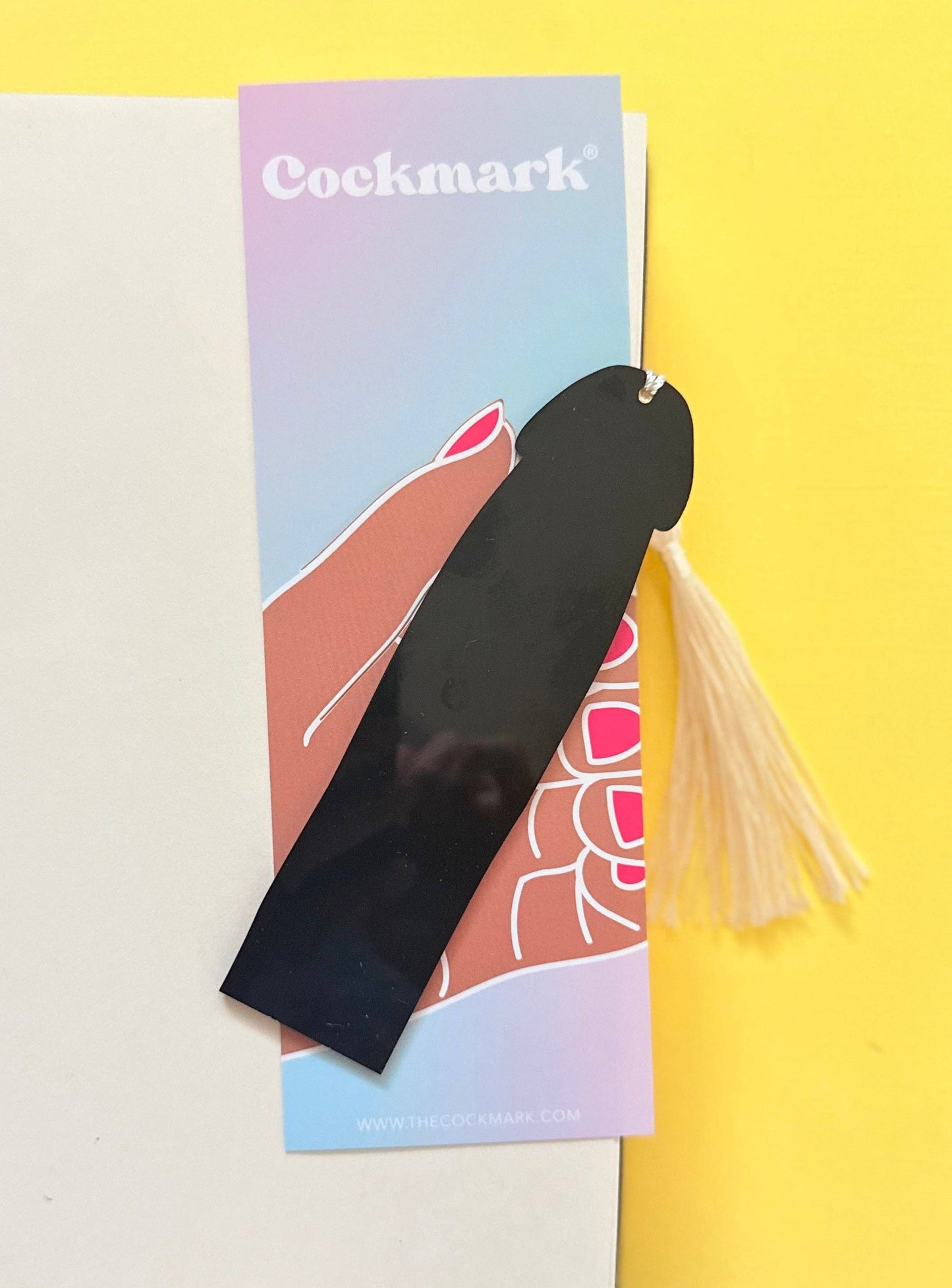 Cherry Cockmark Bookmark