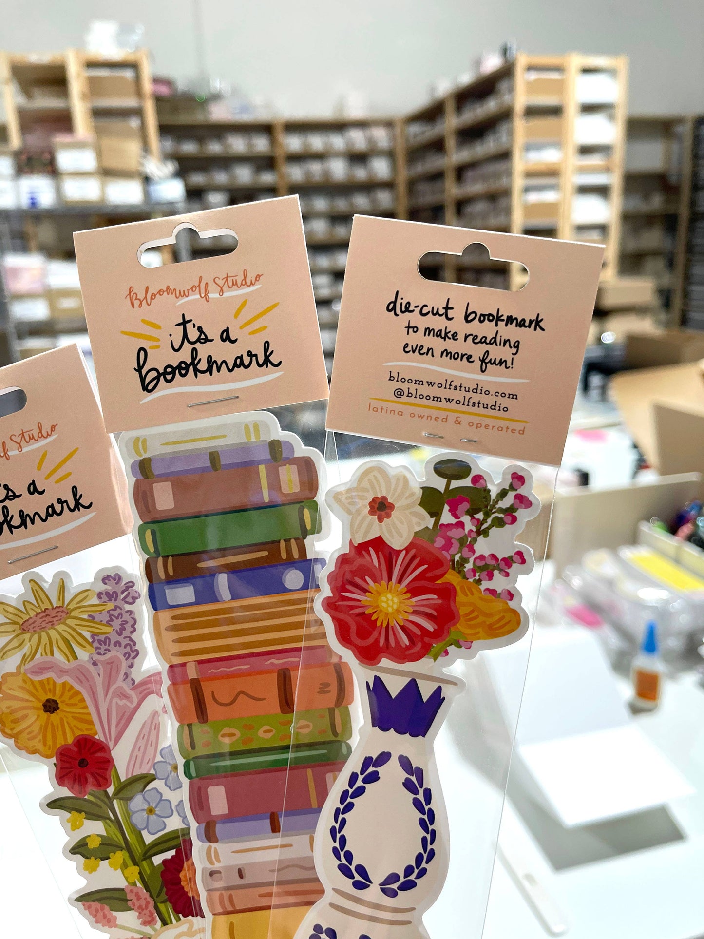 Milkshake Die Cut Bookmark