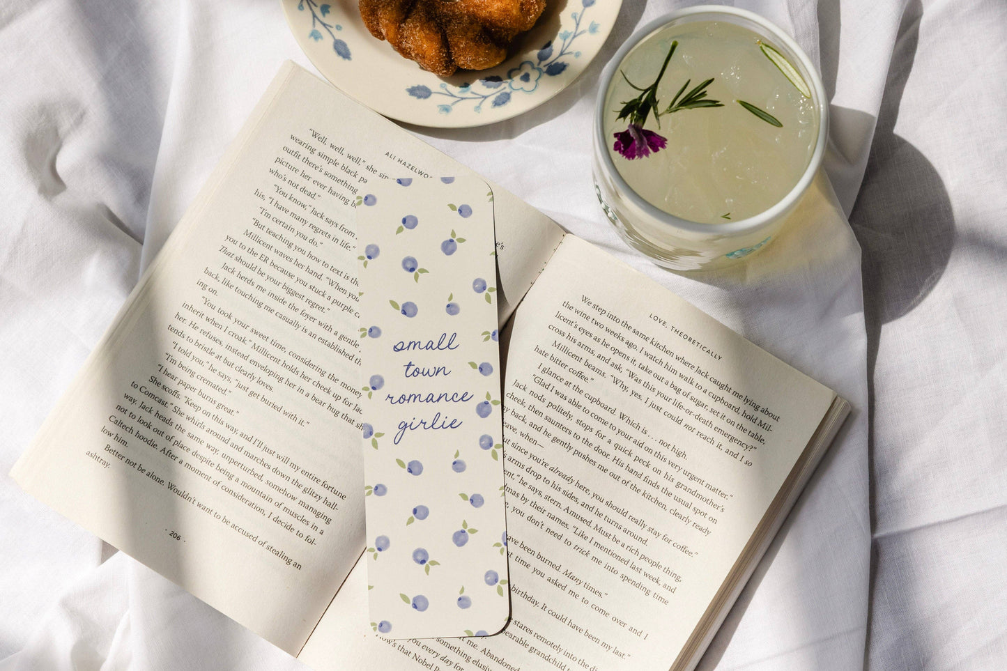 Small Town Romance Girlie Bookmark