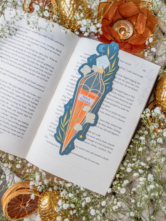 Bookmark - Aqua Tofana Vial Die-Cut