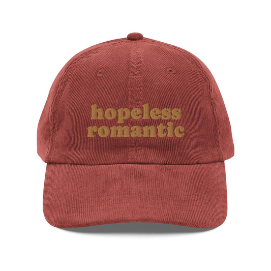 Hopeless Romantic Vintage Corduroy Cap
