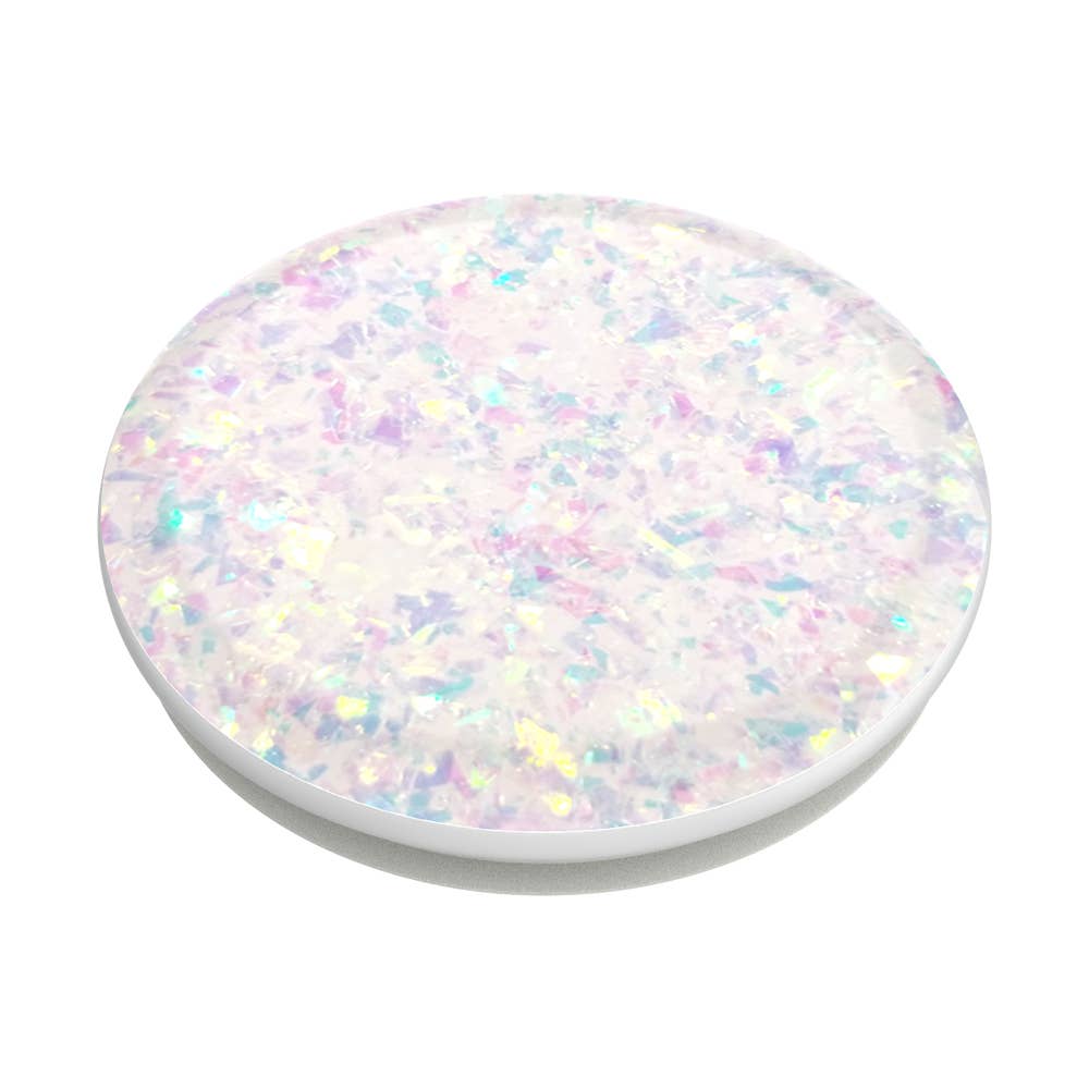 PopSockets Phone Grip - Iridescent Confetti White