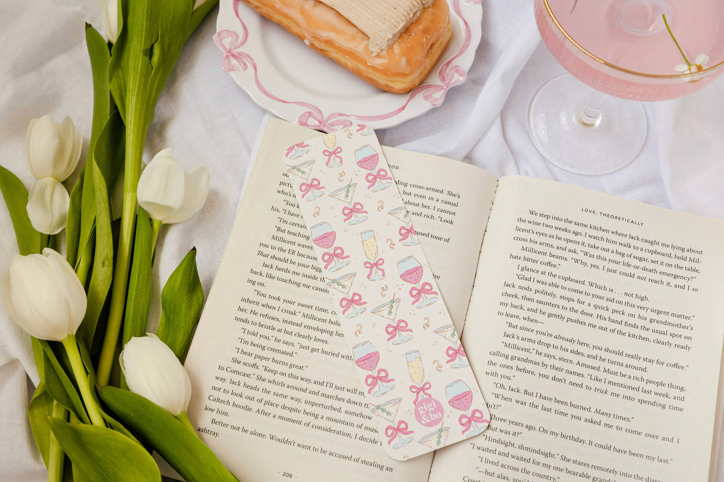 Bookmark - Bows & Bubbly