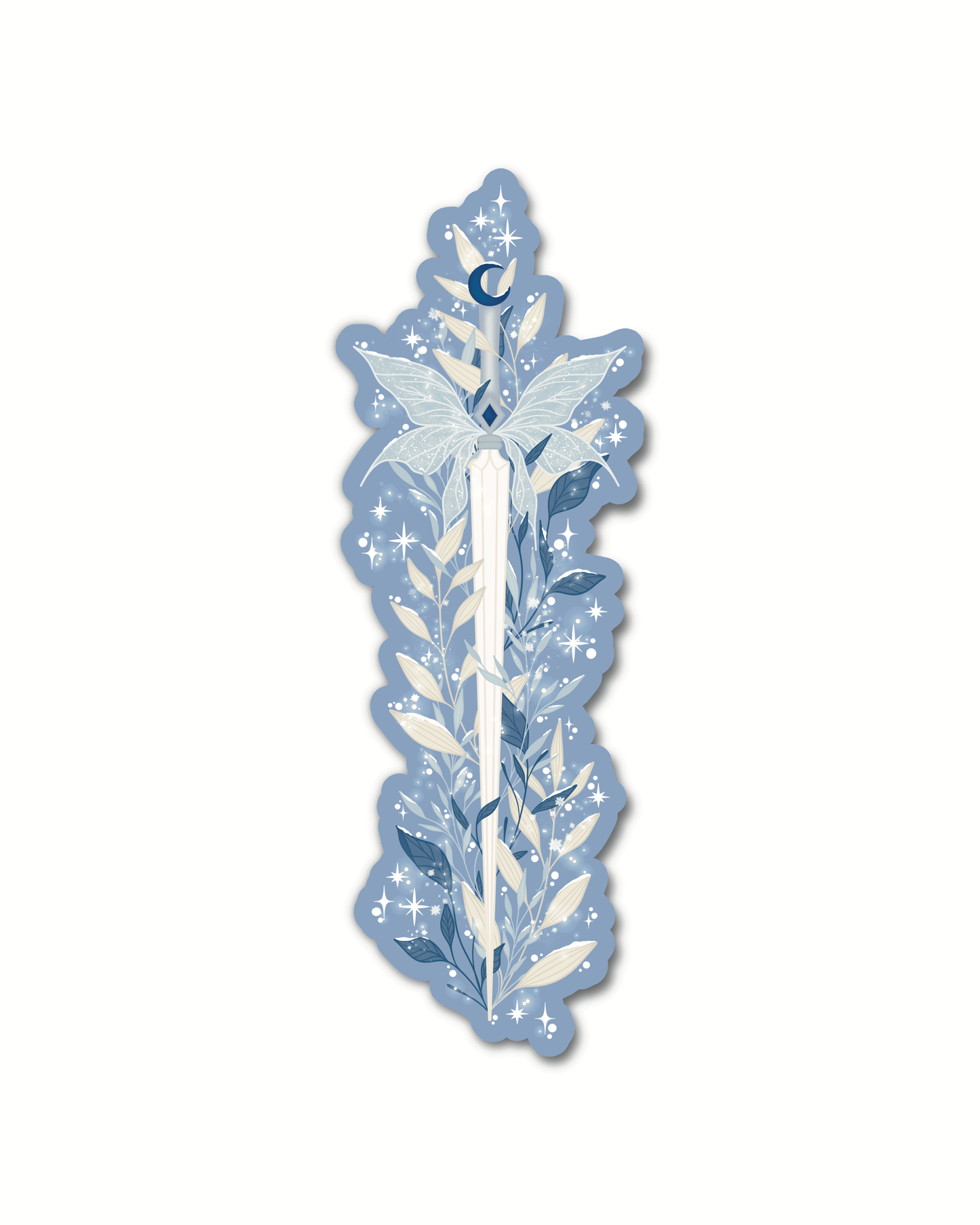 Winter Wonderland Faerie Dagger Die-Cut Bookmark