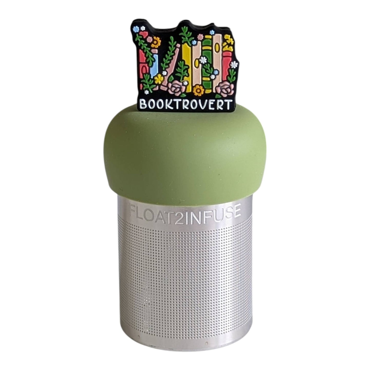 Booktrovert | Floating Tea Steeper | Green Base | BookTok