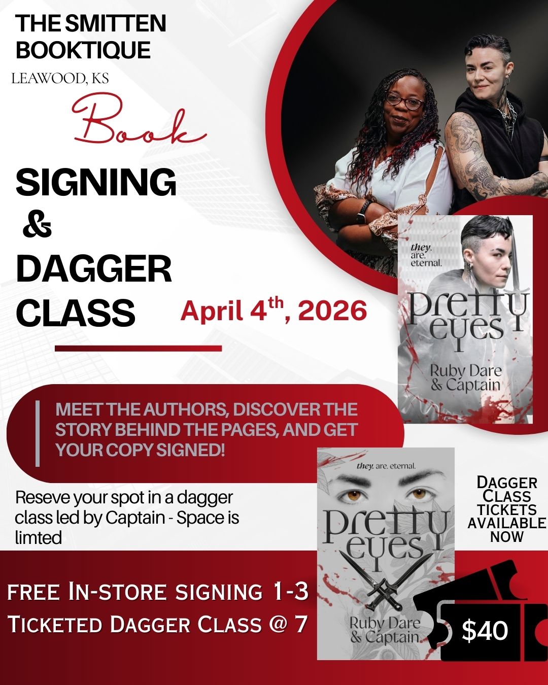 Ruby Dare & Captain Dagger Event