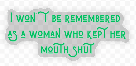 Sticker - Mouthy Woman