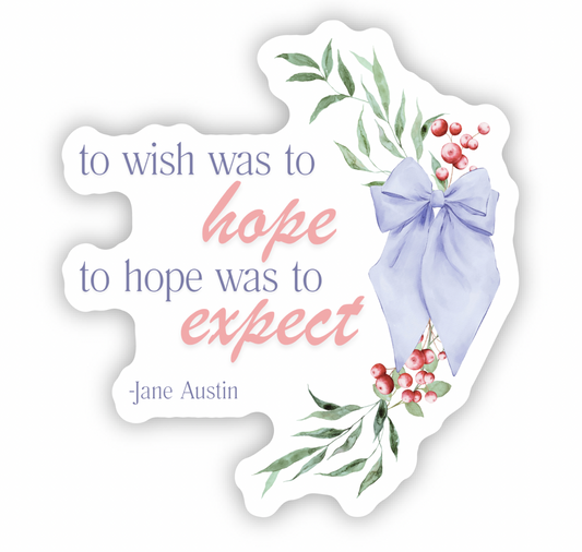 Sticker - Sense and Sensibility