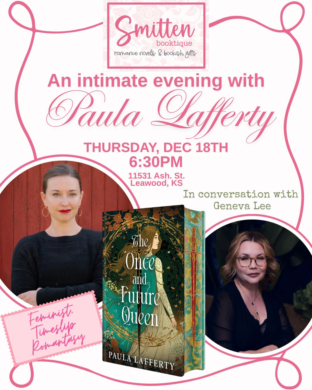 The Once and Future Queen by Paula Lafferty Release Event - December 18, 2025