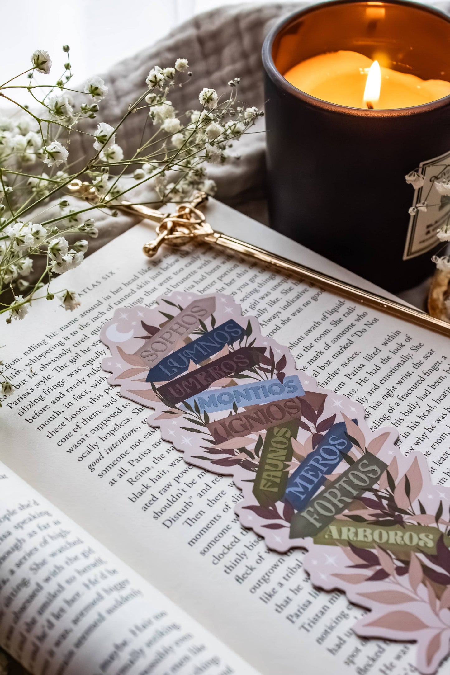 Emarion Location Sign Die-Cut Bookmark | Everflame